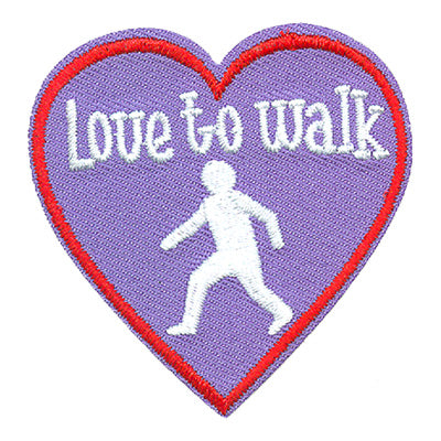 12 Pieces-Love To Walk Patch-Free shipping