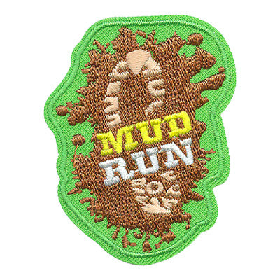 12 Pieces-Mud Run Patch-Free shipping