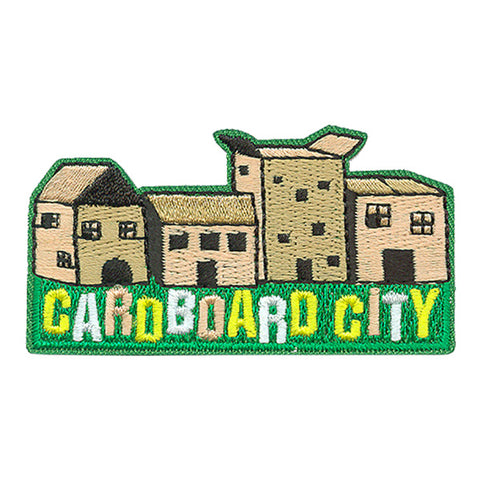 12 Pieces - Cardboard City Patch - Free Shipping