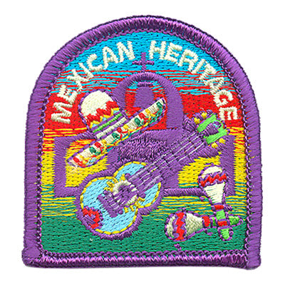12 Pieces-Mexican Heritage Patch-Free shipping