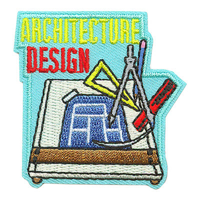 12 Pieces-Architecture Design Patch-Free shipping