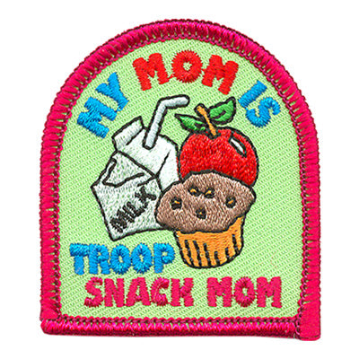 12 Pieces-My Mom Is Snack Mom Patch-Free shipping