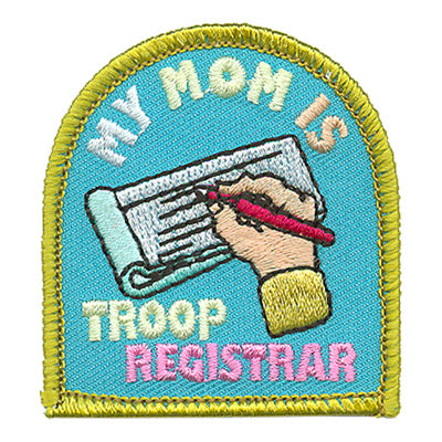 12 Pieces-My Mom Is Troop Registrar-Free shipping