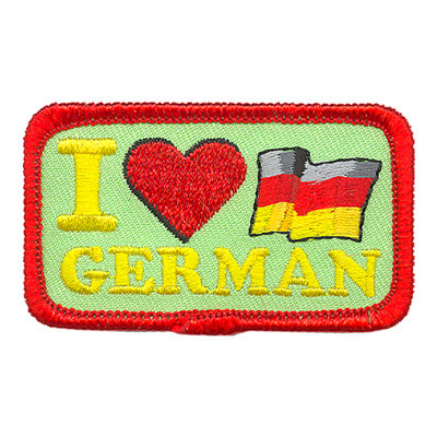 I Love German Patch