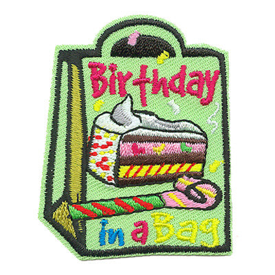 12 Pieces-Birthday In A Bag Patch-Free shipping
