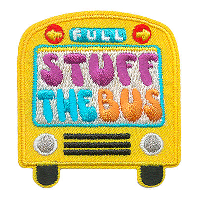 12 Pieces-Stuff The Bus Patch-Free shipping