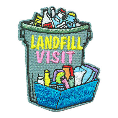 12 Pieces-Landfill Visit Patch-Free shipping