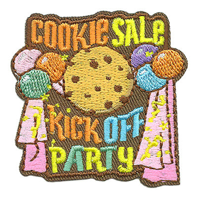 12 Pieces-Cookie Sale Kick Off Patch-Free shipping