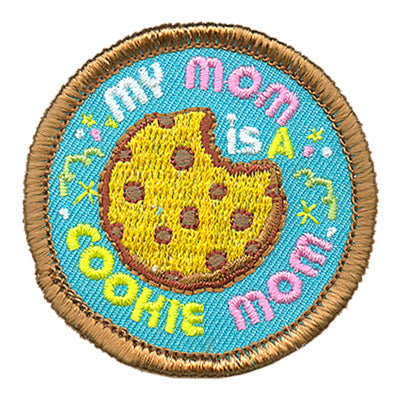 12 Pieces-My Mom Is A Cookie Mom Patch-Free shipping