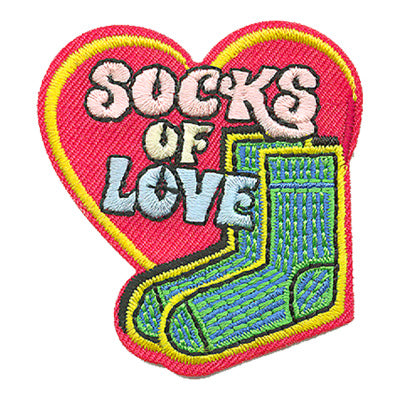 12 Pieces-Socks Of Love Patch-Free shipping