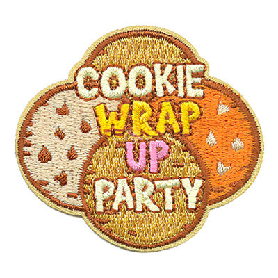 12 Pieces-Cookie Wrap Up Party Patch-Free shipping