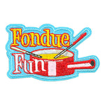 12 Pieces-Fondue Fun Patch-Free shipping