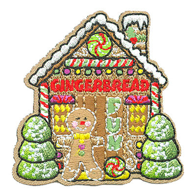 12 Pieces-Gingerbread Fun Patch-Free shipping