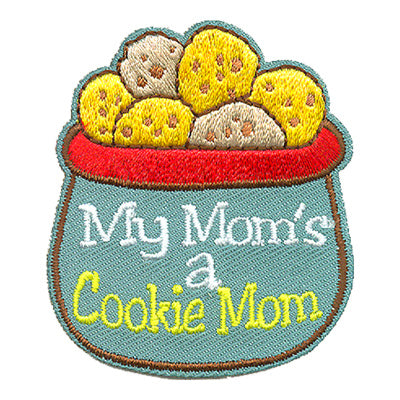 12 Pieces-My Mom's A Cookie Mom Patch-Free shipping