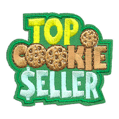 12 Pieces-Top Cookie Seller Patch-Free shipping