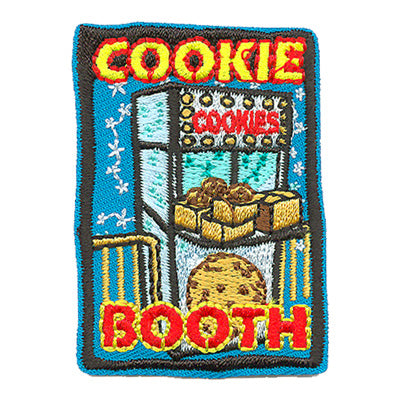 12 Pieces-Cookie Booth Patch-Free shipping