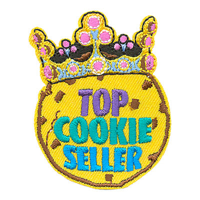 12 Pieces-Top Cookie Seller Patch-Free shipping