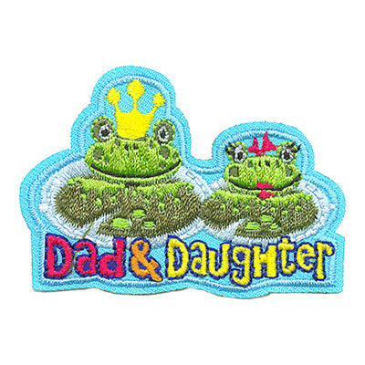 12 Pieces-Dad & Daughter Patch-Free shipping