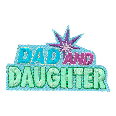 12 Pieces-Dad And Daughter Patch-Free shipping