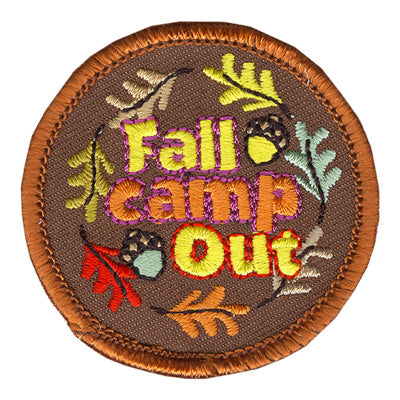 12 Pieces-Fall Camp Out Patch-Free shipping