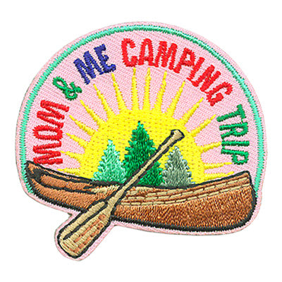 12 Pieces-Mom & Me Camping Trip Patch-Free shipping