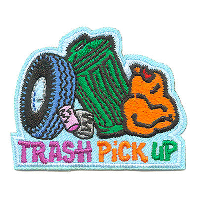 12 Pieces-Trash Pick Up Patch-Free shipping