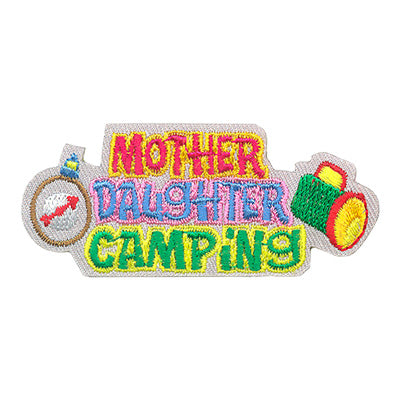 12 Pieces-Mother Daughter Camping Patch-Free shipping