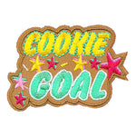 12 Pieces-Cookie Goal Patch-Free shipping