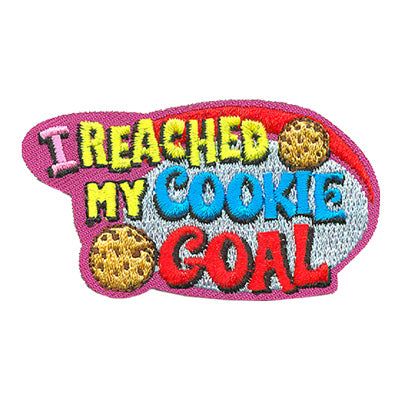 12 Pieces-I Reached My Cookie Goal Patch-Free shipping