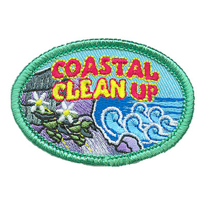 12 Pieces-Coastal Clean Up Patch-Free shipping