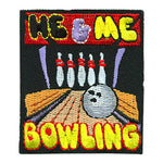 12 Pieces-He & Me Bowling Patch-Free shipping