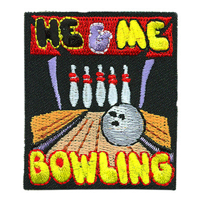 He & Me Bowling Patch