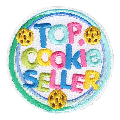 12 Pieces-Top Cookie Seller Patch-Free shipping