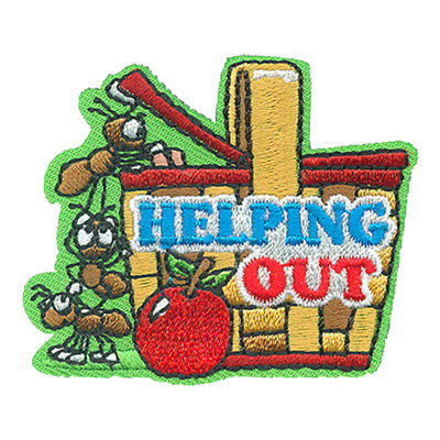 12 Pieces-Helping Out Patch-Free shipping