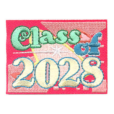 12 Pieces Scout fun patch - Class Of 2028 Patch - No Exchanges Or Refunds On Dated Patches
