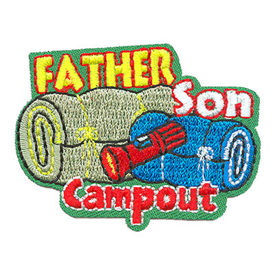 12 Pieces-Father Son Campout Patch-Free shipping
