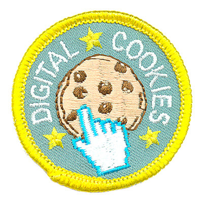 12 Pieces-Digital Cookies Patch-Free shipping