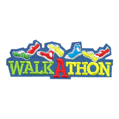 12 Pieces-Walk A Thon Patch-Free shipping