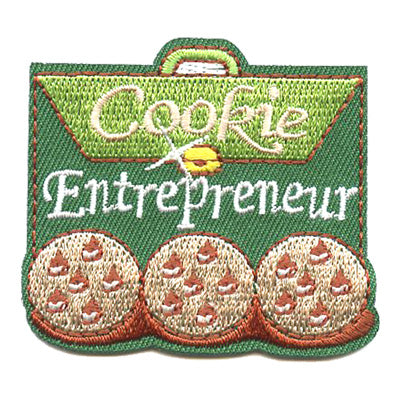 12 Pieces-Cookie Entrepreneur Patch-Free shipping