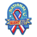 12 Pieces-National Night Out Patch-Free shipping