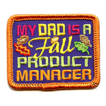 12 Pieces-My Dad Is A Fall Product Patch-Free shipping