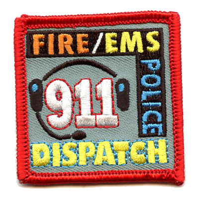 12 Pieces-911 Dispatch Patch-Free shipping – Basics Clothing Store
