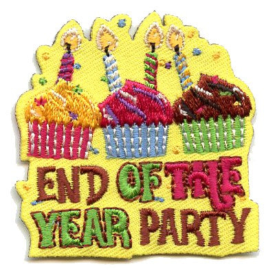 12 Pieces-End of the Year Party Patch-Free shipping