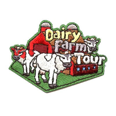 12 Pieces-Dairy Farm Tour Patch-Free shipping