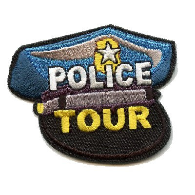 12 Pieces-Police Tour Patch-Free shipping