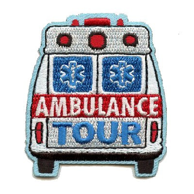 12 Pieces-Ambulance Tour Patch-Free shipping