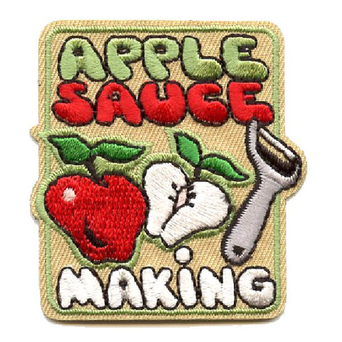 12 Pieces - Apple Sauce Making Patch-Free Shipping