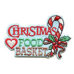 12 Pieces-Christmas Food Basket Patch-Free shipping
