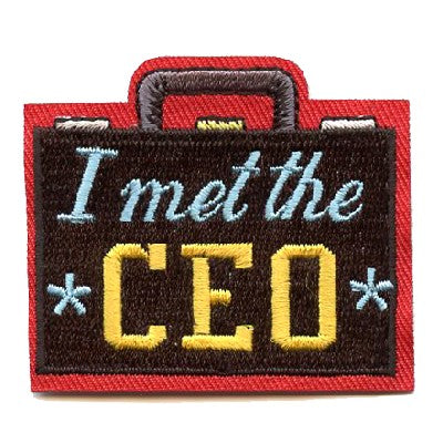12 Pieces-I Met The CEO Patch-Free shipping