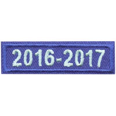 2016-2017 Blue Year Bar Patch